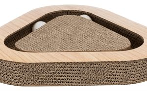 Trixie kartonnen katten krabplank met 2 ballen